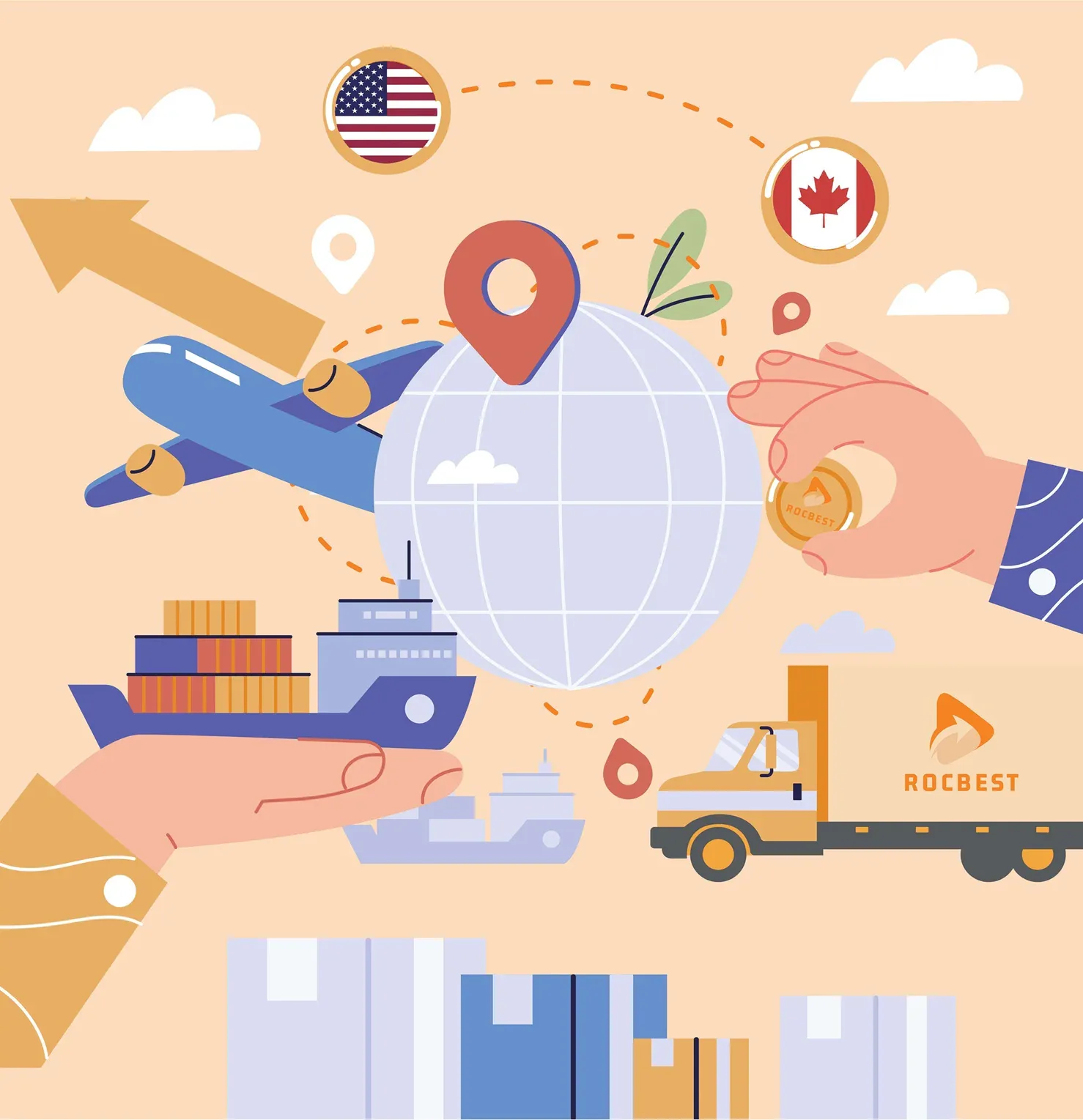 Seamless cross-border shipping between Canada and the U.S.
